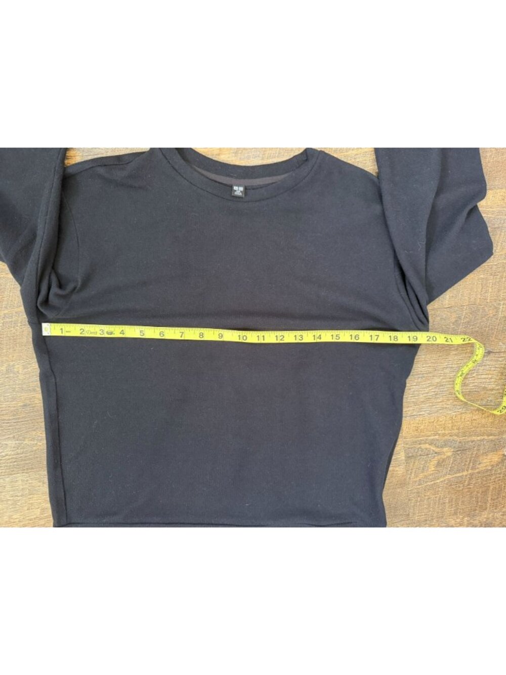 UNIQLO Black Crewneck Long Sleeve Sweater Women's Size XXS - Picture 3 of 7